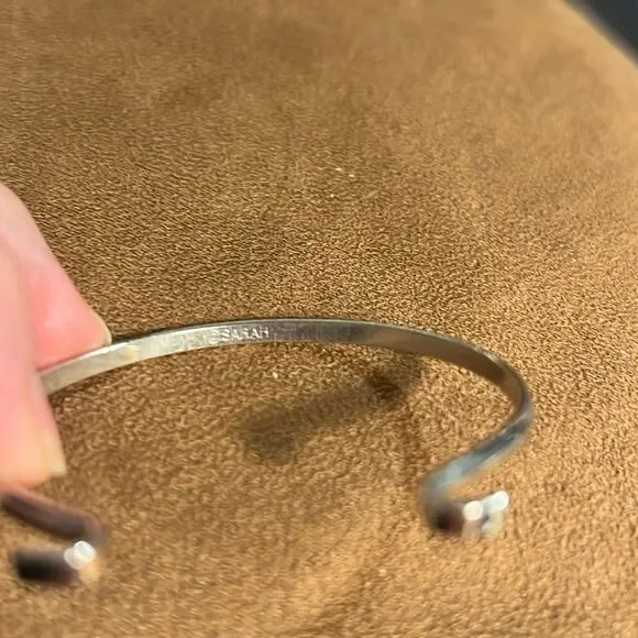 Sarah Coventry 3 in 1 interchangeable silver bracelet. - Picture 6 of 7